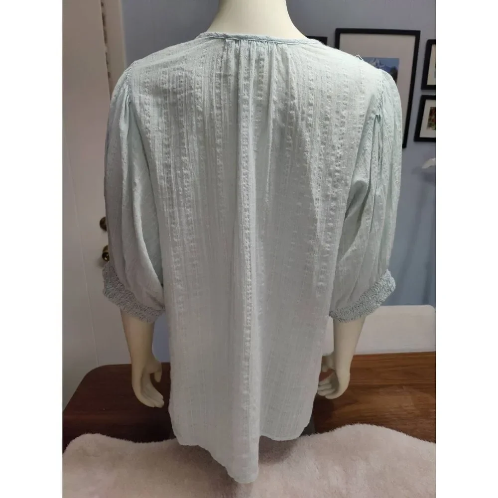 Sundance Smocked Blouse - Picture 3 of 5